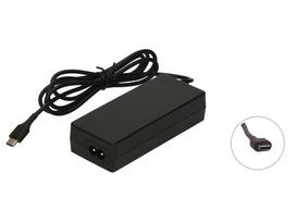 2-power 2P-450-AGCT universalus nešiojamojo kompiuterio maitinimo adapteris - 45W, AC 110-240V, DC 5/9/15/20V, juodas