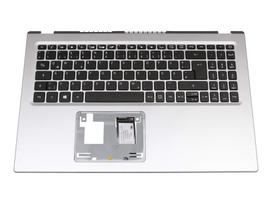 Acer COVER.UPPER.SILVER.W/KB.GERMAN viršutinis dangtelis su vokiška klaviatūra