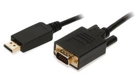 2-POWER HDMI į VGA aktyvus keitiklio kabelis - 2 metrai - 1080p 60Hz - USB maitinimas - juodas