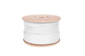 CABLETECH KAB0013 F690 koaksialinis kabelis 75 omų, baltas, 305 m ritė