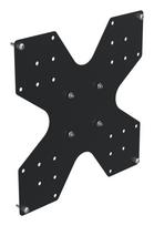 Ergonomic Solutions Hook & Rail VESA 100 į 200/300/400 adapteris - juodas