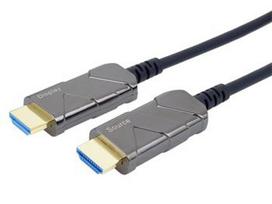 PremiumCord Ultra High Speed HDMI 2.1 optinis šviesolaidinis kabelis 8K 60Hz, auksuoti kontaktai 7m