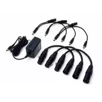 TC Helicon Singles Connect Kit - 3 x 15 cm instrumentiniai patch kabeliai efektų pedalams