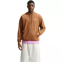 Nike Club FT PO Hoodie Light Orewood Brown vyriškas S dydis
