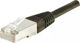 Exertis Connect 234220 Cat6 F/UTP tinklo komutacinis kabelis, 0,5 m, juodas