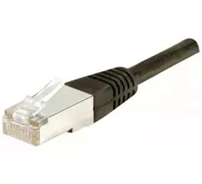 EXERTIS CONNECT Cat.5e F/UTP komutacinis kabelis, RJ45, juodas, 1,0 m 847156