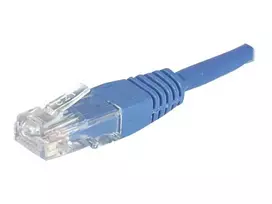 EXERTIS CONNECT Cat.6 U/UTP komutacinis tinklo kabelis, RJ45, mėlynas, 3 m, Snagless 246730