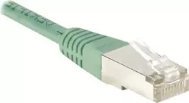 Exertis Connect Cat5e F/UTP komutacinis kabelis, RJ45, žalias, 0,5 m 847162