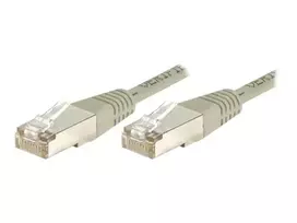 EXERTIS CONNECT Cat.6 F/UTP komutacinis kabelis, pilkas, 7,0 m, plonas snagless apsauginis antgalis, LSZH 240070