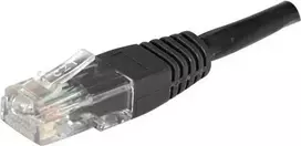 Dexlan RJ45 U/UTP CAT6 5m Cat6 U/UTP (UTP) juodas tinklo kabelis (246776)