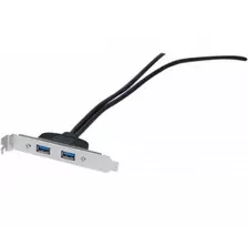 Exertis Connect USB 2.0 prailginimo laidas, USB-A vyriškas į USB-A moterišką, 0,25 m, juodas 146697