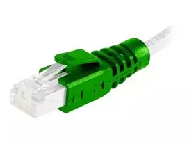 EXERTIS CONNECT RJ45 įtempimo mažinimo apsauginis antgalis, žalias, 10 vnt. (253015)