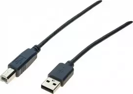 Exertis Connect USB 2.0 kabelis USB-A male į USB-B male 1,0 m pilkas 532407