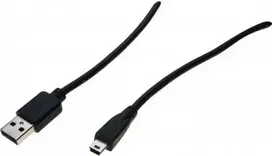 Exertis Connect USB 2.0 laidas - USB-A (vyriškas) į Mini-USB Type-B (vyriškas) - 1,5 m - juodas 532515