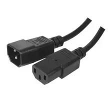 Exertis Connect IEC maitinimo laidas C14 į C13, be halogenų, juodas, 3,0 m 807953