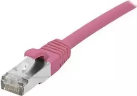 EXERTIS CONNECT Cat 6A S/FTP komutacinis kabelis, rausvas, 10m 854382