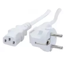 EXERTIS CONNECT maitinimo laidas, IEC C13, baltas, 1,8 m (EXC808077)