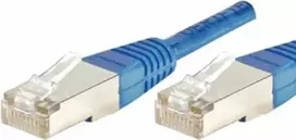 Exertis Connect 856850 Cat6 S/FTP komutacinis kabelis, 1 m, mėlynas