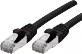 Exertis Connect 858484 Cat6a S/FTP tinklo kabelis, 1 m, juodas