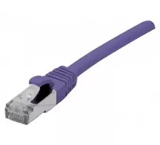 EXERTIS CONNECT Cat 6A S/FTP komutacinis kabelis, violetinis, 3,0 m, plonas Snagless apsauginis antgalis 858519