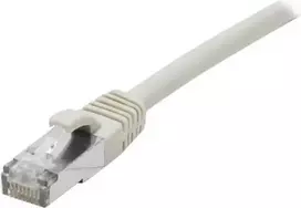 EXERTIS CONNECT Cat 6A S/FTP komutacinis kabelis, 0,3 m, pilkas 858402