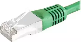EXERTIS CONNECT CAT.6 S/FTP komutacinis kabelis, 0,5 m, žalias 856830