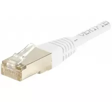 EXERTIS CONNECT Cat6 S/FTP PiMF komutacinis kabelis, baltas, 1 m 856851