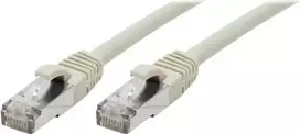 EXERTIS CONNECT Cat 6A S/FTP komutacinis kabelis, 7,5 m, pilkas 858409