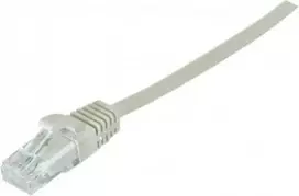 EXERTIS CONNECT Cat. 6A U/UTP varinis komutacinis kabelis, pilkas, 5 m, PoE, su apsauginėmis fiksavimo liežuvėlio movomis 859454