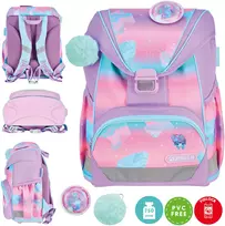Herlitz Ultralight mokyklinė kuprinė su komplektu Seahorse Ocean Lights 6-9 metų