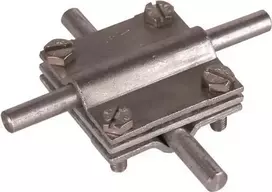 DEHN 314310 kryžminė jungtis su tarpine plokštele, plienas, karštai cinkuota