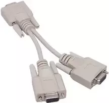 GoodConnections VGA Y-splitterio kabelis 0,2 m juodas P-4302Y