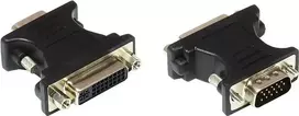 GoodConnections DVI-I (moteriškas) į VGA (vyriškas) adapteris, juodas