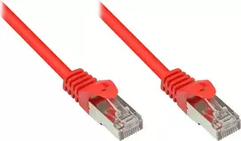 Good Connections 855R-003 Cat.5e SF/UTP komutacinis kabelis, 0,3 m, raudonas