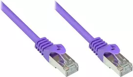GoodConnections Alcasa 0,3 m Cat5e SF/UTP RJ45 tinklo kabelis, violetinis 855V-003