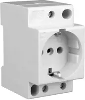 Eaton xPole DIN bėgio Schuko rozetė 16 A 250 V AC be dangtelio, 2,5 TE, šviesiai pilka 266875