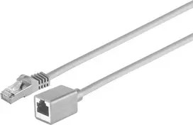 S CONN MAXIMUM CONNECTIVITY Cat.7 S/FTP PIMF tinklo prailginimo kabelis, RJ45 kištukas į lizdą, be halogenų, pilkas, 10 m 08-62070