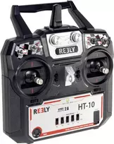Reely HT-10 10 kanalų 2.4 GHz radijo siųstuvas su R1000 imtuvu 1518204