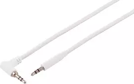 S CONN MAXIMUM CONNECTIVITY 3,5 mm kampuotas į tiesų TRS audio kabelis, baltas, 2 m 14-07036