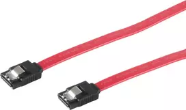 GoodConnections SATA 3Gb/s kabelis su fiksavimo skląsčiu, 0,5 m, raudonas 5045-A05