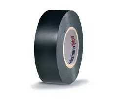 HellermannTyton HTAPE-FLEX1000+ juoda PVC elektros izoliacinė juosta, 19 mm x 20 m, 105°C, RoHS 710-00602