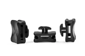HellermannTyton ACFM8W6.2PT3-PA66/6HIRHS-BK kabelių raiščių laikiklis profilinėms juostoms, termiškai stabilizuotas, atsparus smūgiams, juodas, 25 vnt. 151-03249