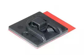 HellermannTyton SMB4APT-A lipni tvirtinimo bazė kabelių raiščiams, 28 x 28 mm, natūrali, PA66, 1 vnt. 151-03364