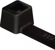 HellermannTyton T18R-HS-BK-C1 juodas karščiui atsparus kabelių raištis 100 x 2,5 mm, 100 vnt. paketas 111-01950