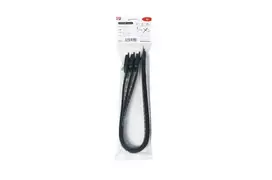 HellermannTyton SOFTFIX-XL atsegama juosta 580mm x 28mm juoda, 3 vnt. 115-28590