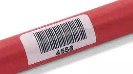 HellermannTyton TAG138LA4-1105-WH termo perdavimo poliesterio kabelių etiketės, 38,1 x 19,05 mm, baltos, 1000/ritė 594-13876