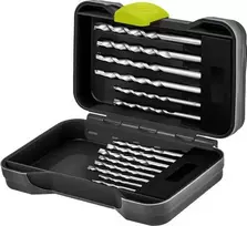 GOOBAY TOOLS 15 dalių mūro grąžtų rinkinys 4-12 mm su volframo karbido antgaliais, dėkle 77849