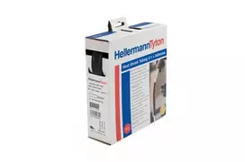 HellermannTyton MB serijos lipnusis kabliukas kabelių raiščiams 28x28 mm juodas PA66 308-11200