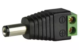 ABUS TVAC35800 maitinimo adapterio kabelis – nuo gnybtų bloko iki 5,5 x 2,1 mm DC kištuko