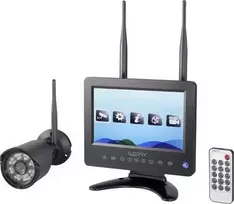 Sygonix SY-4548736 belaidis vaizdo stebėjimo kamerų rinkinys, 4 kanalų, su 1 kamera, 720p, 2,4 GHz